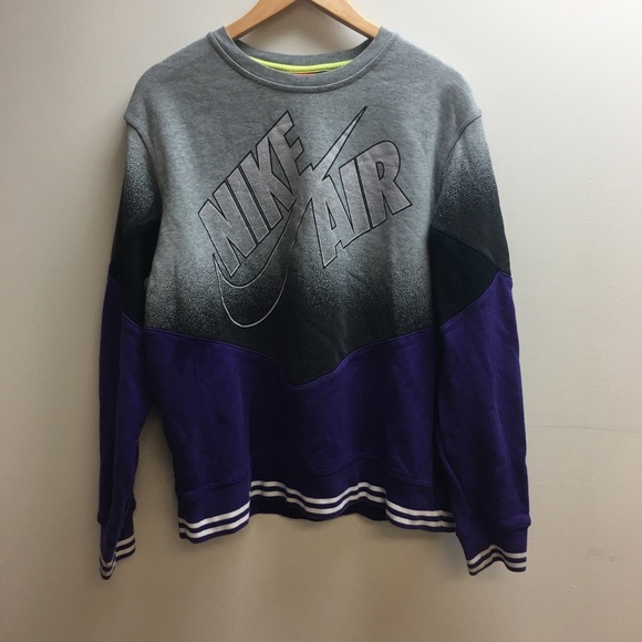 nike air crew sweatshirt black